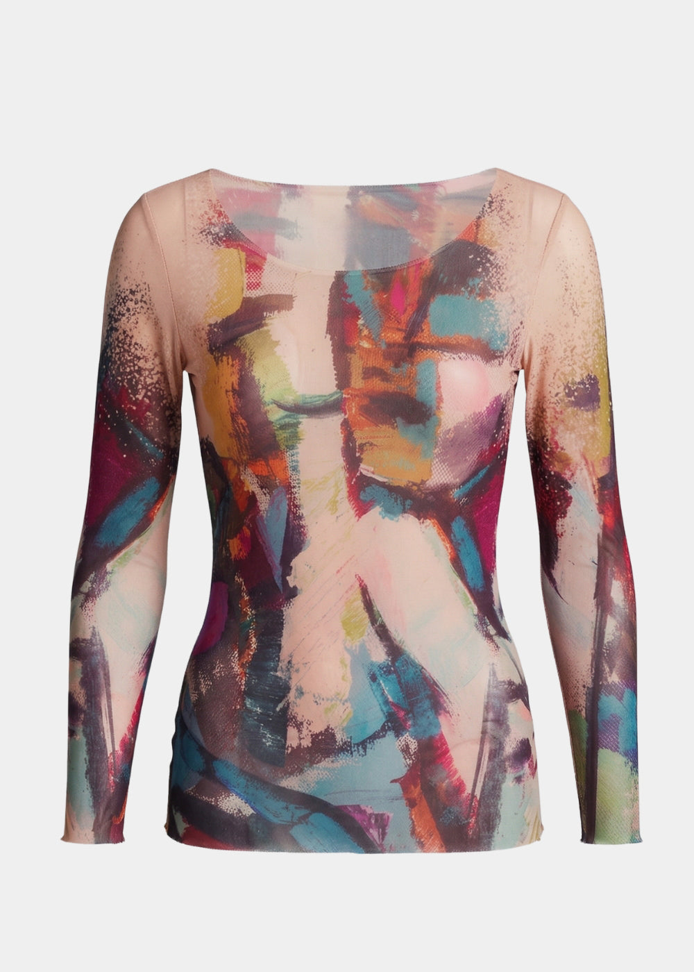 Fresco - Nudi Ink Mesh Top
