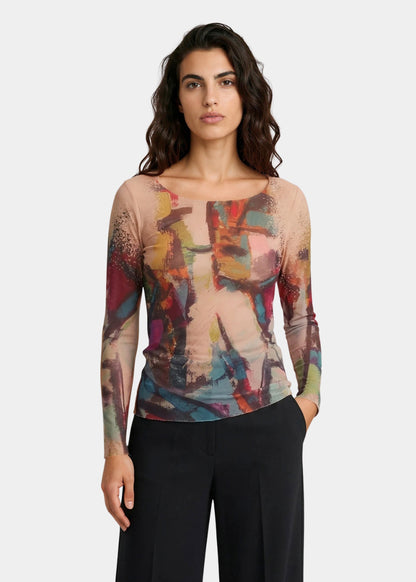 Fresco - Nudi Ink Mesh Top