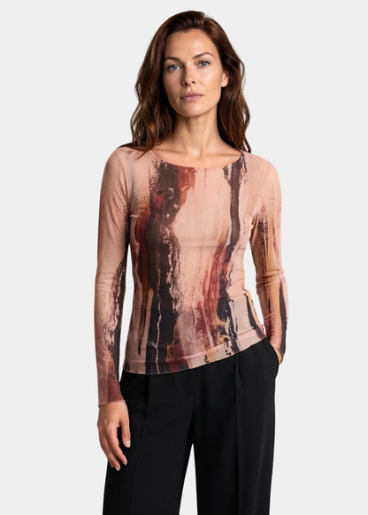 Canyon - Nudi Ink Mesh Top