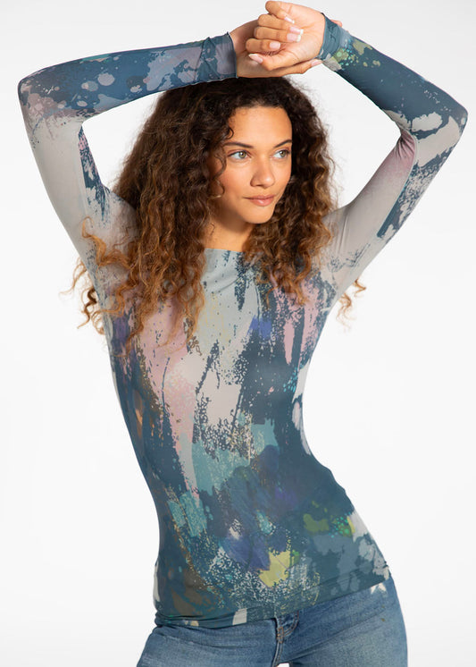 Serenity Second Skin Raw Edge Top - In Stock