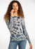 Bubbly Second Skin Raw Edge Top - In Stock