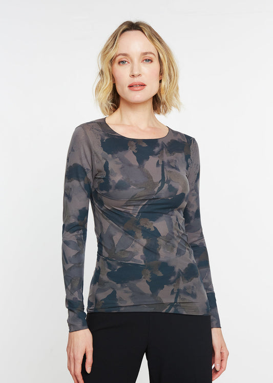Foliage Second Skin Raw Edge Top - In Stock